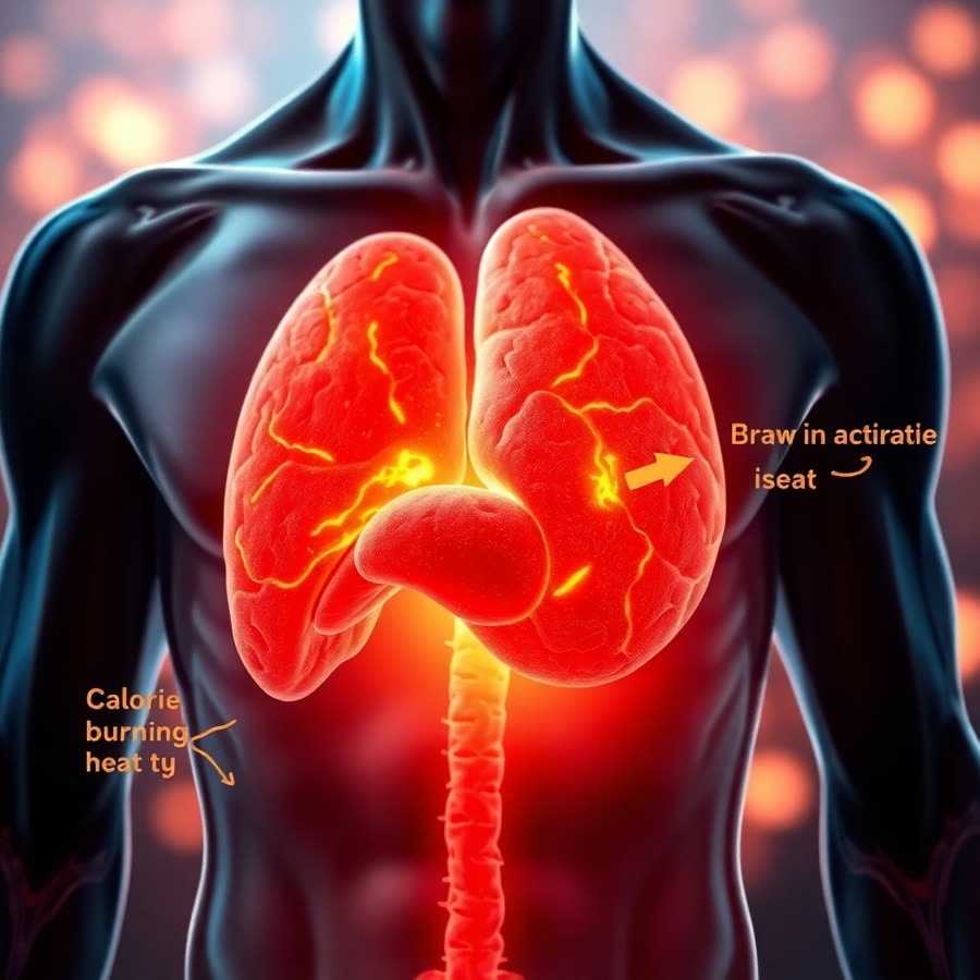 Illustration of brown adipose tissue